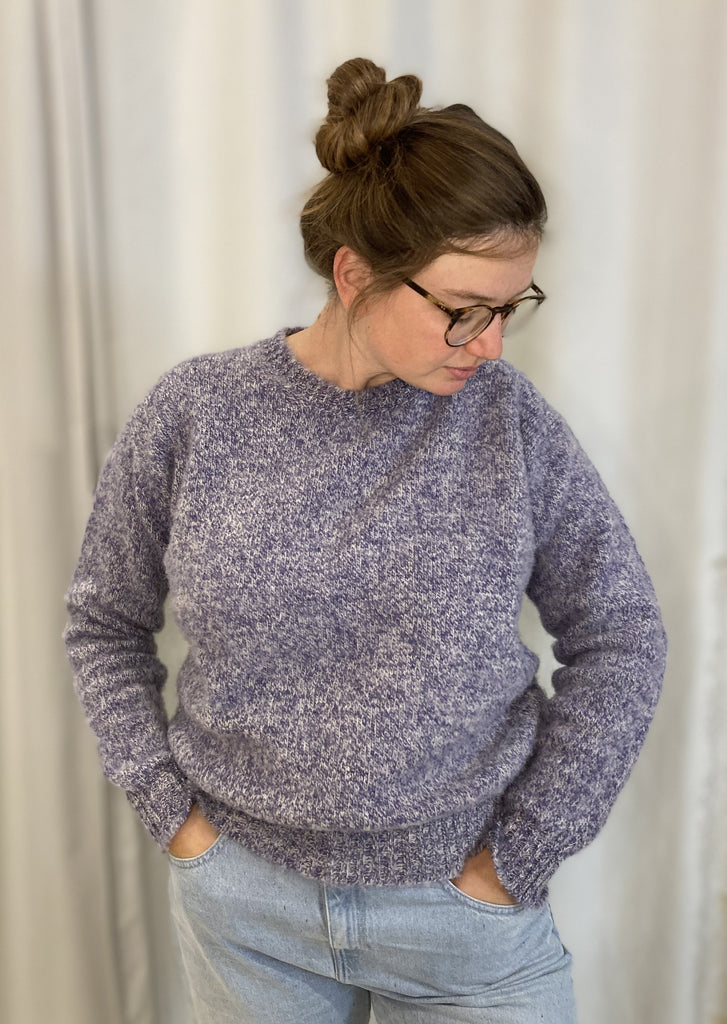 Howlin Shaggy Bear Sweater Purple Mix HARVEST CLUB