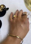 T.I.T.S. Heart Ring Big • Gold