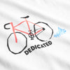 DEDICATED Stockholm T-shirt • Surprise Bike White