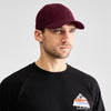DEDICATED Slussen Soft Corduroy Cap • Burgundy
