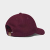 DEDICATED Slussen Soft Corduroy Cap • Burgundy
