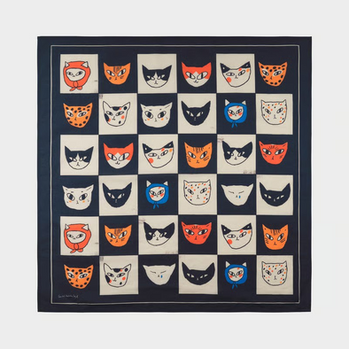 DEDICATED Kullavik Scarf • Cat Bingo Black