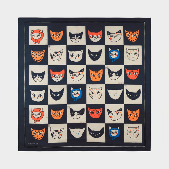 DEDICATED Kullavik Scarf • Cat Bingo Black