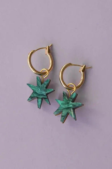 Harvestclub-Harvest-club-Leuven-pepper-you-hand-drawn-star-hoop-earrings-marble-teal-sparkle