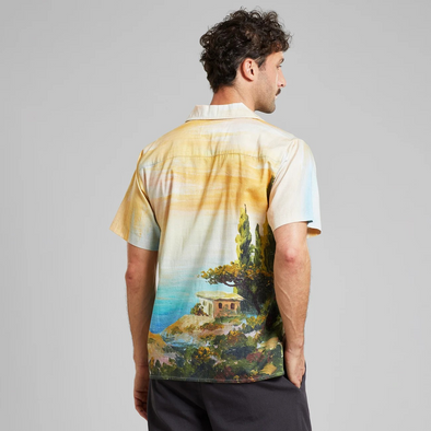 DEDICATED Marstrand Shirt • Oceanview Multicolor