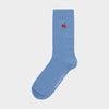 DEDICATED Knivsta Rib Socks Blue • Cherry