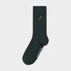 DEDICATED Knivsta Rib Socks Green• Pepper