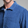 DEDICATED Shirt Varberg Corduroy • True Blue