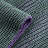 DEDICATED Norrfors Scarf • Brioche Purple/Green