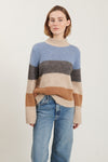 harvestclub-harvest-club-Leuven-basic-apparel-caterina-sweater-asleigh-blue-grey-melange-tobacco-brown