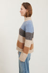 harvestclub-harvest-club-Leuven-basic-apparel-caterina-sweater-asleigh-blue-grey-melange-tobacco-brown