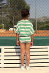 WE ARE KIDS Combi Romy • Green Sporty Stripes