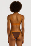 ORGANIC BASICS Core Play String Bikini Briefs • Walnut/Chai
