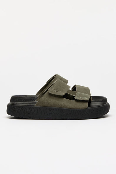 VEJA ETNA suede • kaki • black