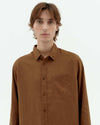 THINKING MU Hemp Ant Shirt • Otter