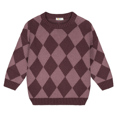 Harvest-club-harvestclub-leuven-Yuki-CheckeredKnittedSweaterMELLOW