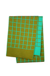ROOS VANDEKERCKHOVE Scarf Ines D • Khaki Green, Light Pistachio
