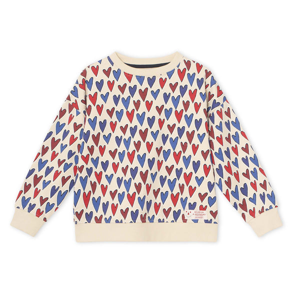 A MONDAY IN COPENHAGEN Louis Blouse • Heart Print