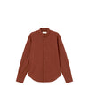 THINKING MU Microchecks Ant Shirt • Brown