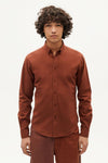 harvestclub-harvest-club-fair-fashion-thinking-mu-thinkingmu-microchecks-ant-shirt-brown