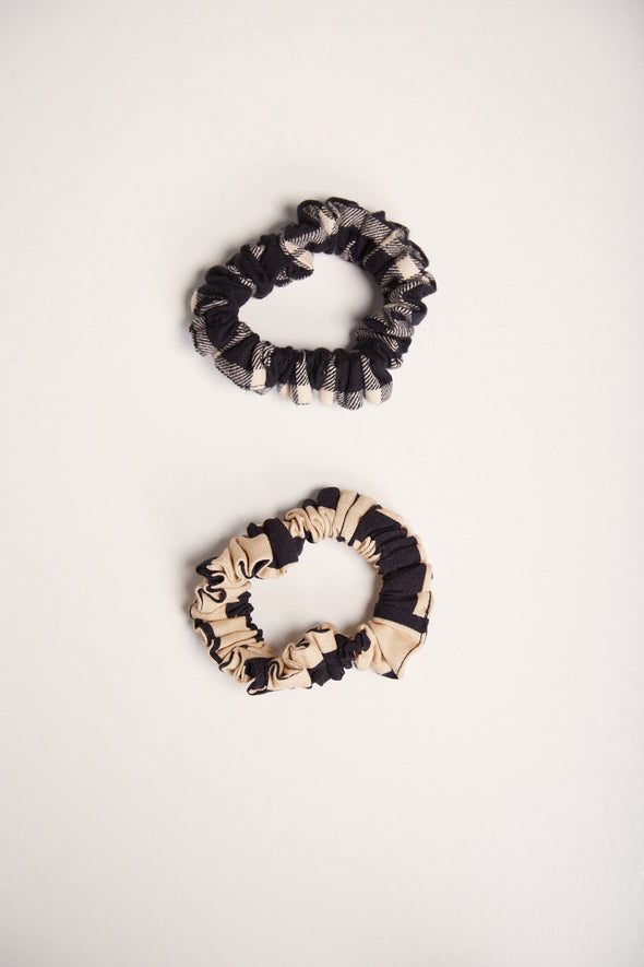 SUITE 13 Don Scrunchies • Jonc/Check Black