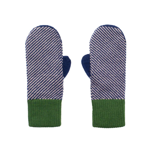 WOLVIS Mittens Bauhaus • Indigo