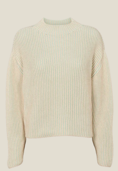 BASIC APPAREL Winie Sweater • Gossamer Green/ Birch