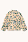 THE TINY BIG SISTER Roses Sherpa Jacket • Vanilla