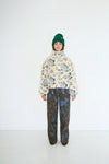 THE TINY BIG SISTER Roses Sherpa Jacket • Vanilla