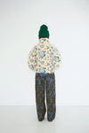 THE TINY BIG SISTER Roses Sherpa Jacket • Vanilla
