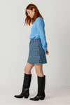 SKFK Bake Skirt •  Vichy Blue