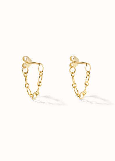 FLAWED Chain Stud • Gold