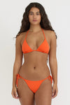 ORGANIC BASICS Swim Tie Bikini Bottom • Blood Orange