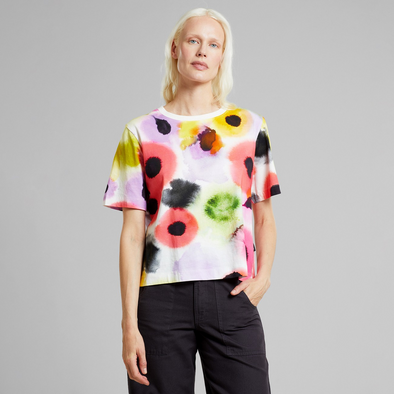 T-shirt Vadstena • Abstract Floral Multi Color