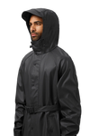 MAIUM Original Saddle Raincoat • Black
