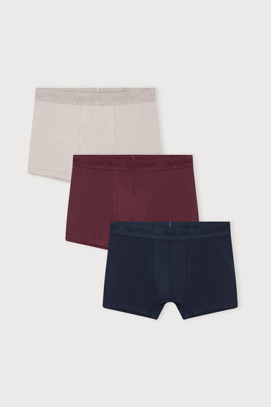 ORGANIC BASICS Core Boxers 3-Pack • Different Colors