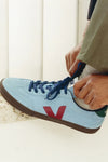 VEJA VOLLEY suede • aqua • marsala • eagle