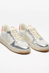 VEJA V-10 leather • white • pierre • silver