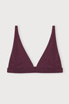 ORGANIC BASICS Soft Touch Veil Plunge Bralette • Fig