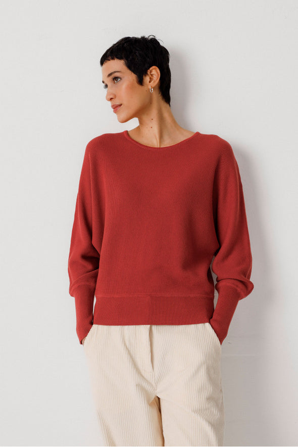 SKFK Ibar Sweater • Tile Red