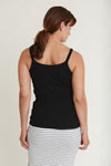 BASIC APPAREL Ludmilla Strap Top • Black