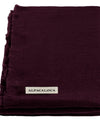 ALPACA LOCA Slim Scarf • Wine Red