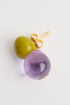 LEVENS JEWELS Glass Dubble Pearl Earring • Different Colors