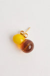 LEVENS JEWELS Glass Dubble Pearl Earring • Different Colors