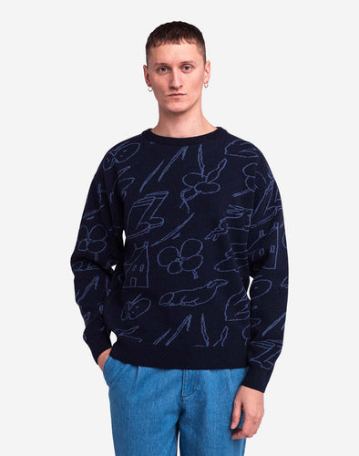 OLOW Knitwear Agon • Navy