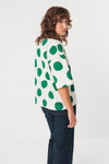 SKFK Lariz Gots T-Shirt • Dots Green