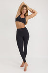 ORGANIC BASICS Active Leggings • Black