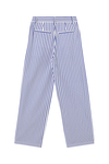 THE TINY BIG SISTER Twill Striped Trousers