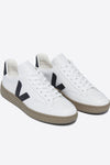 VEJA V-12 leather • white • black • dune