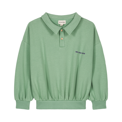 WE ARE KIDS Polo Sweater • Tender Green